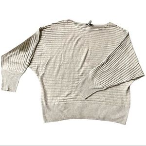 Metallic silver grey sweater